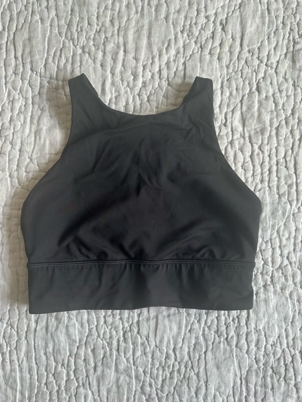lululemon athletica Black High-Neck Sports Bra